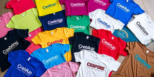 Colourful custom T-shirts for business promotion and events.