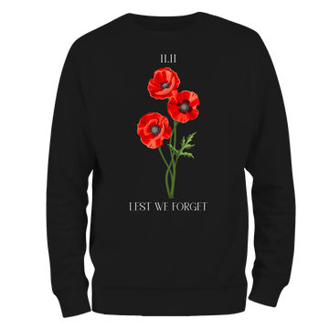 Remembrance Day Sweatshirt 11.11 poppies