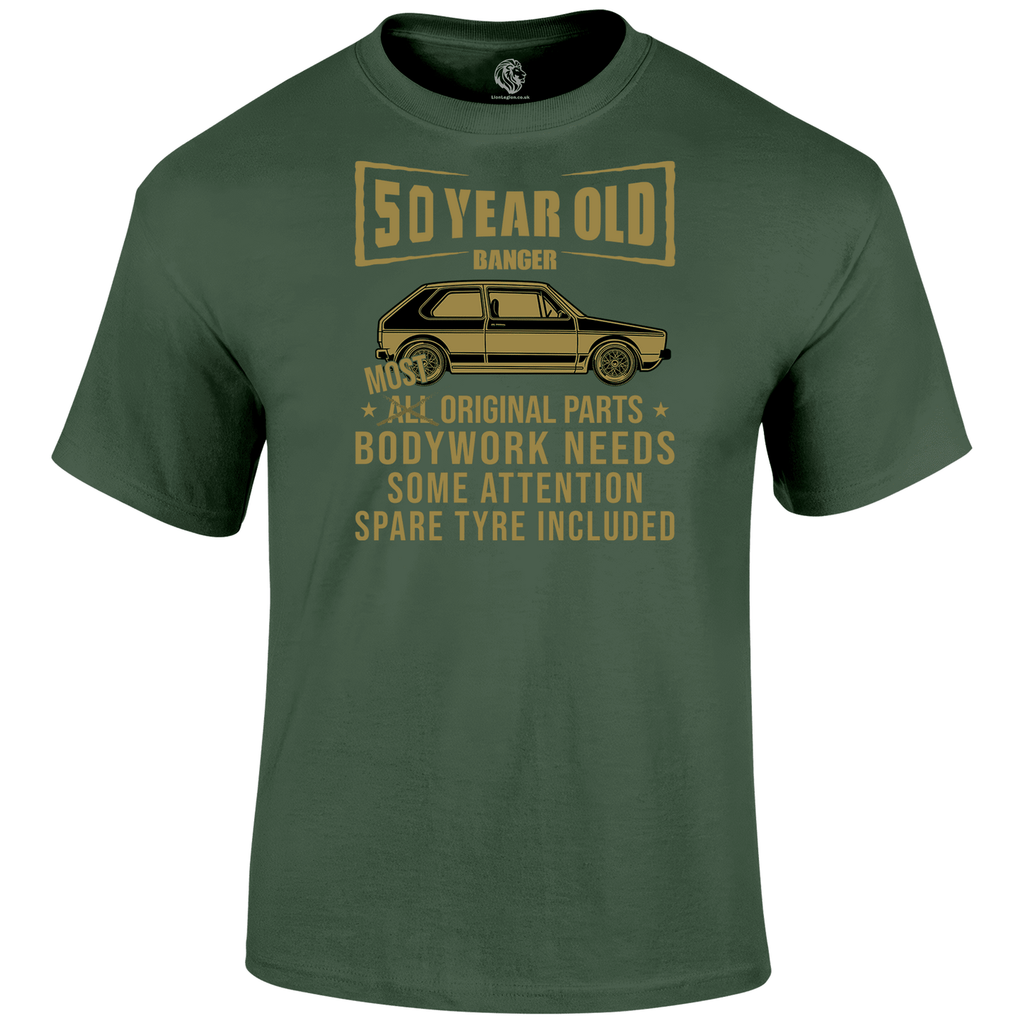 50 Year Old Banger T Shirt
