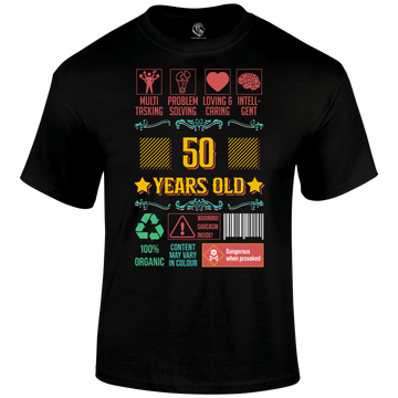 50 Years Old T Shirt