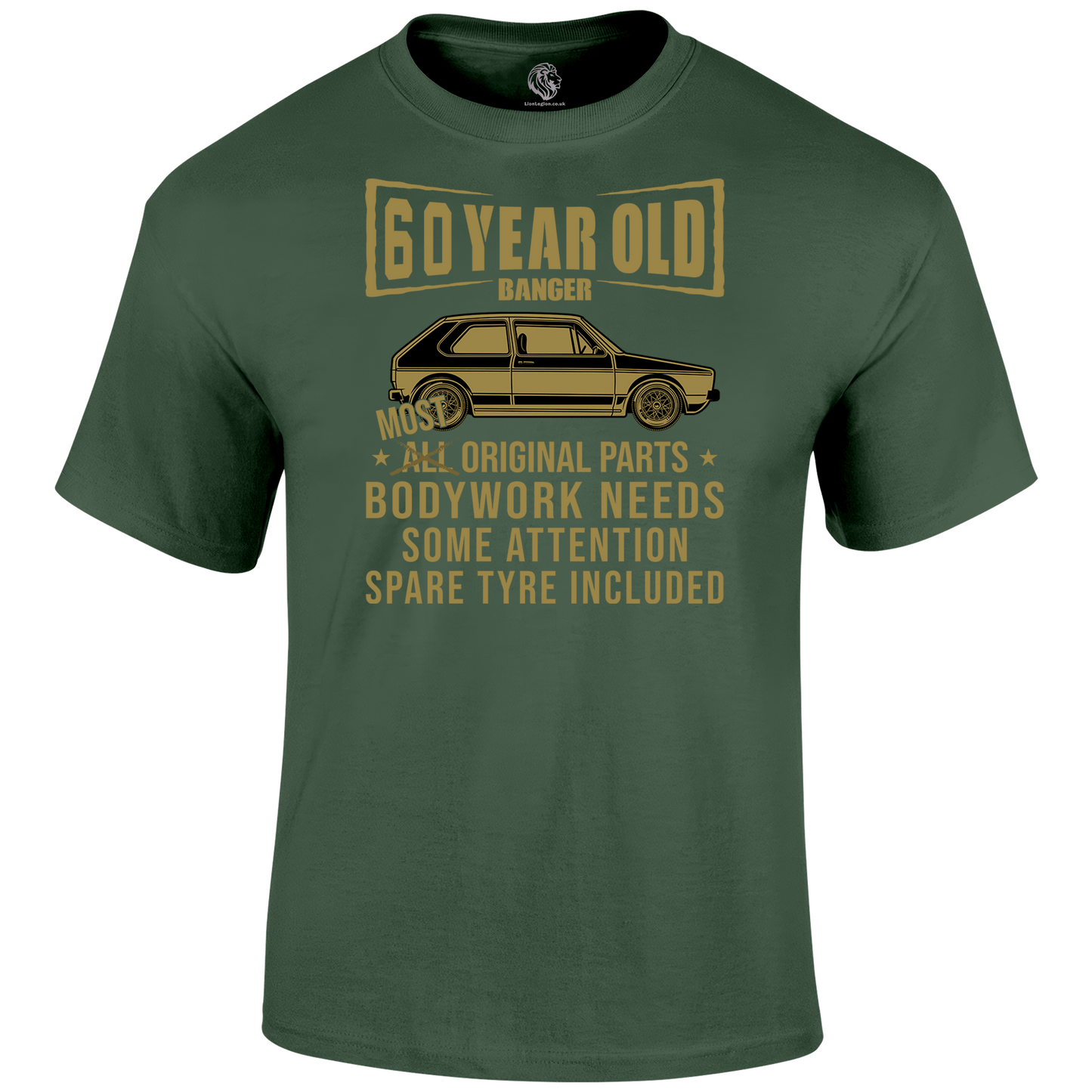 60 Year Old Banger T Shirt