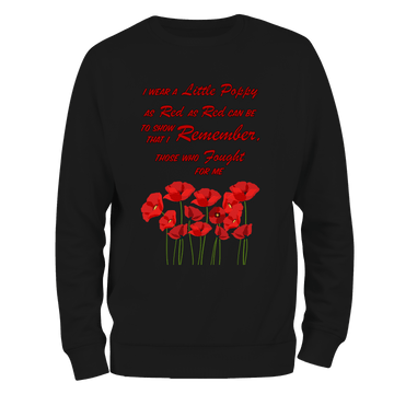 Red As Red Can Be Remembrance Day Sweatshirt