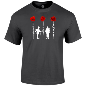 Peace And Love Remembrance Day T Shirt