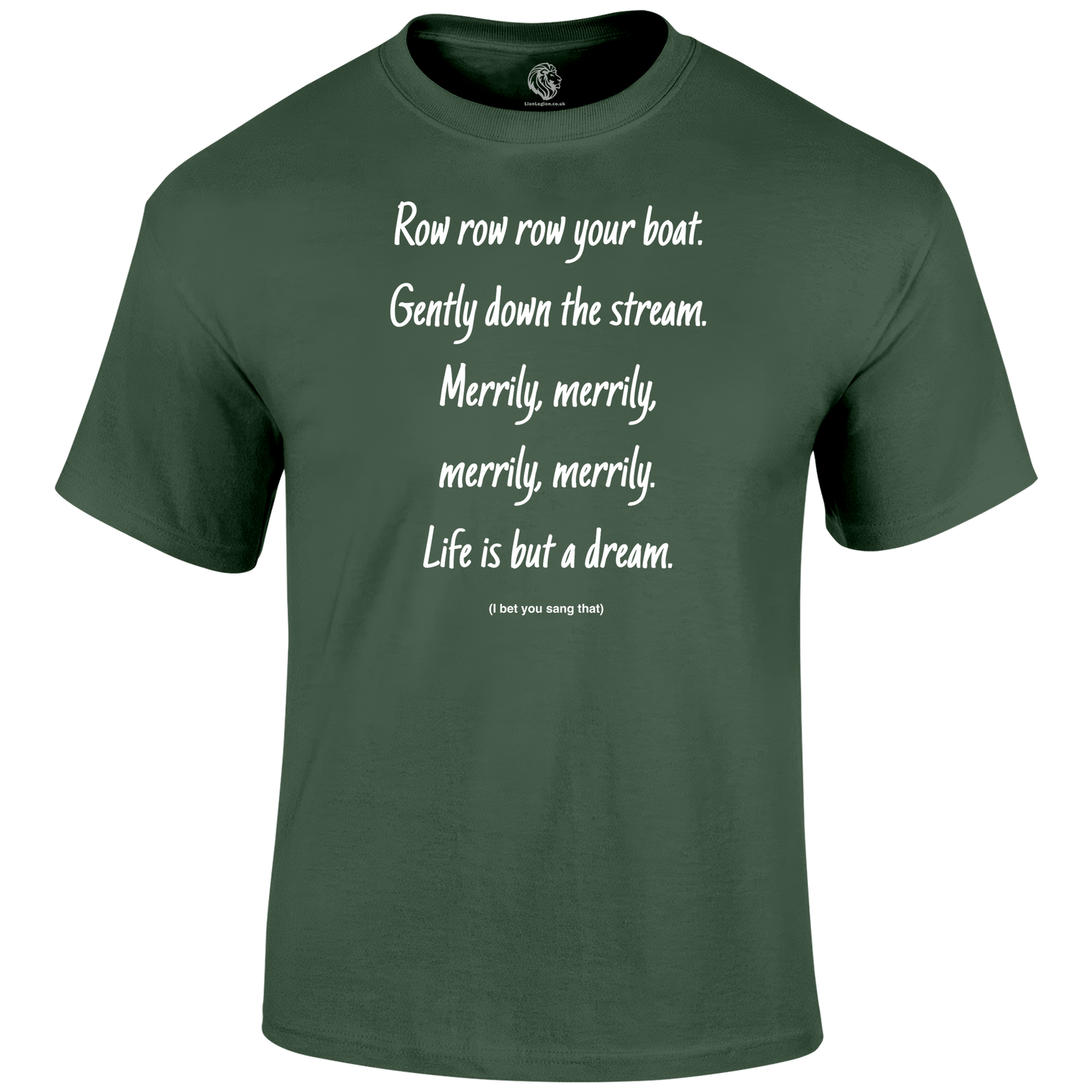 Row Your Boat T Shirt by Lion Legion