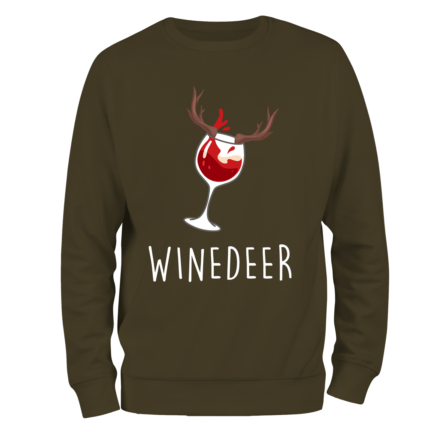 Winedeer Christmas Jumper by Lion Legion