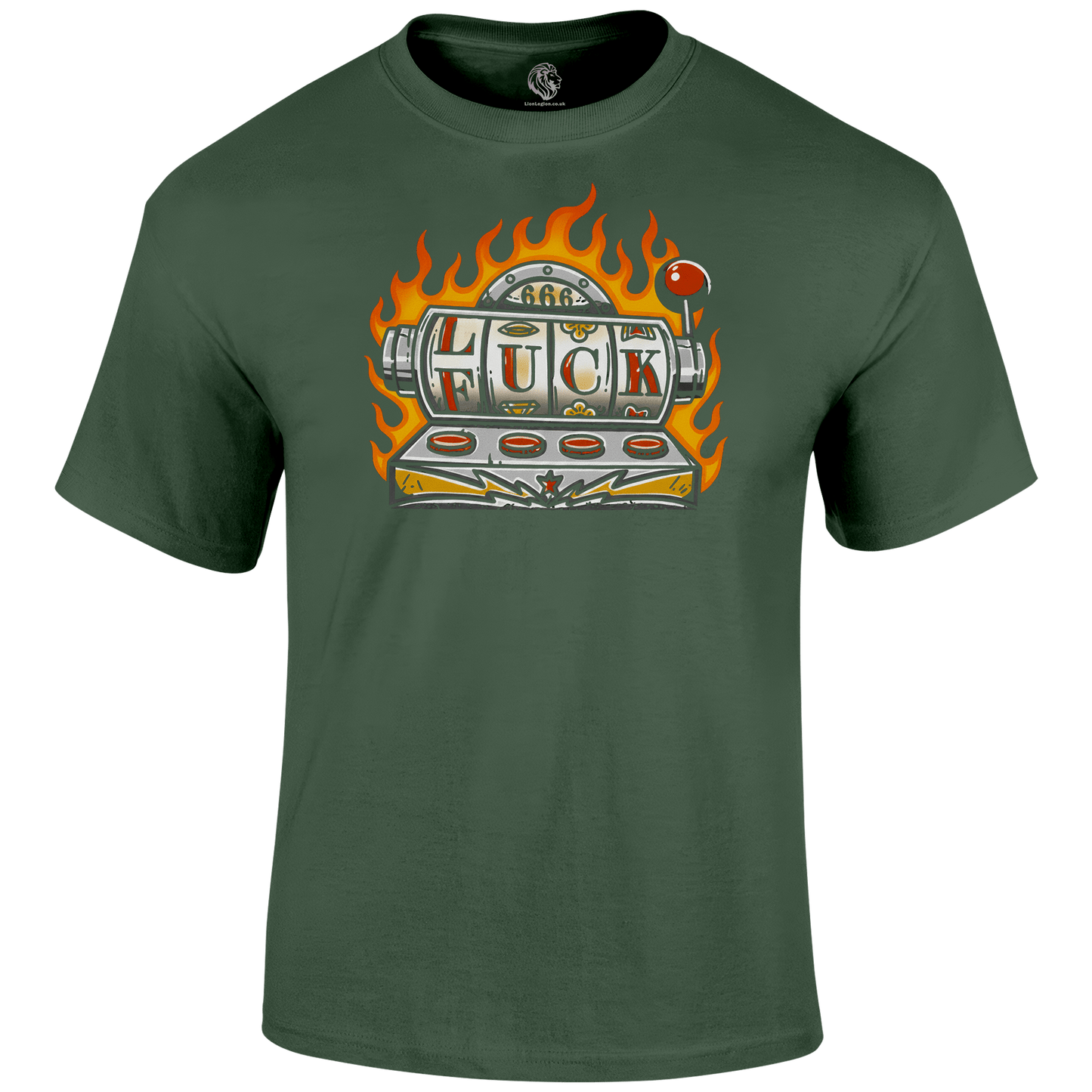 Lucky Funny T Shirt by Lion Legion