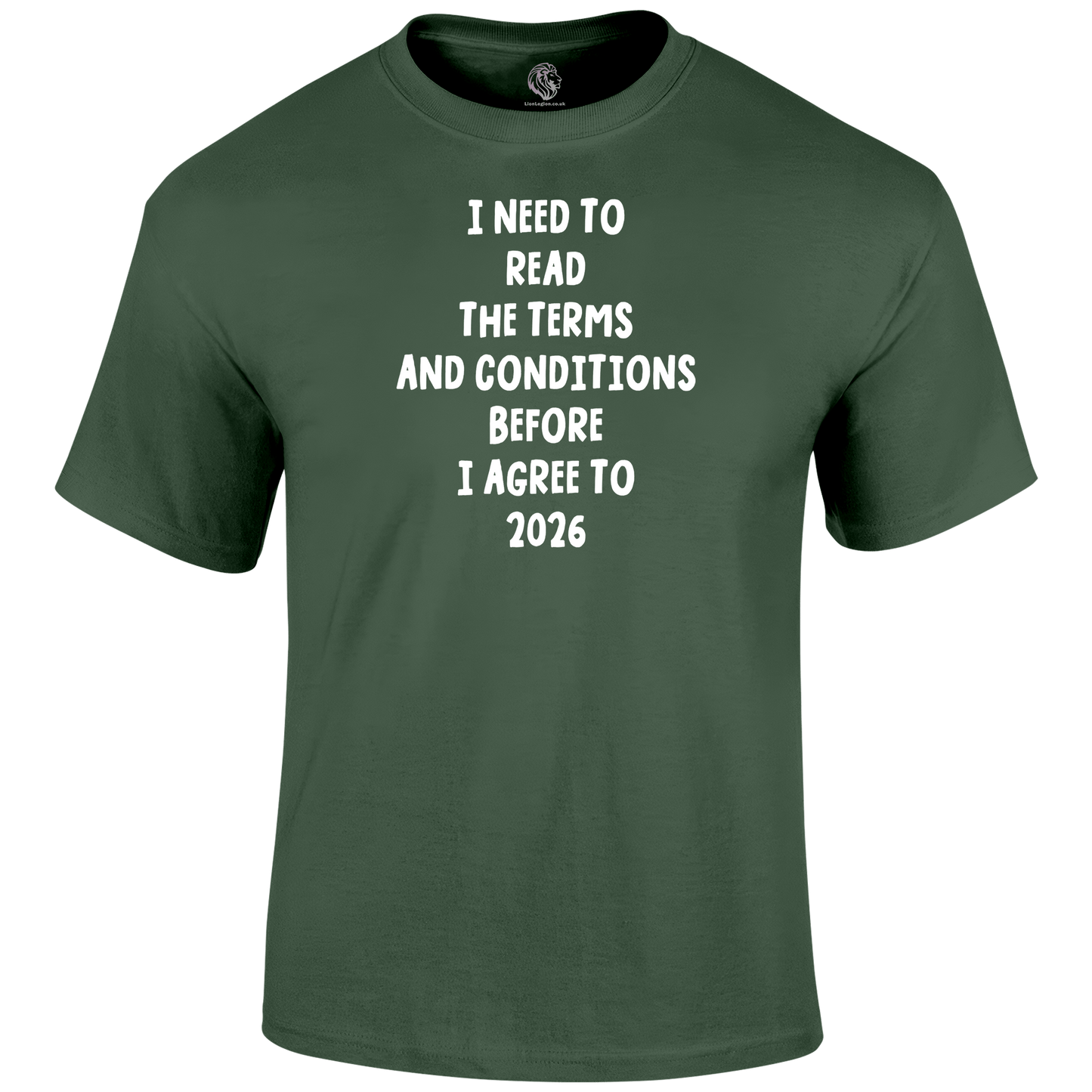 2026 terms Funny T Shirt by Lion Legion