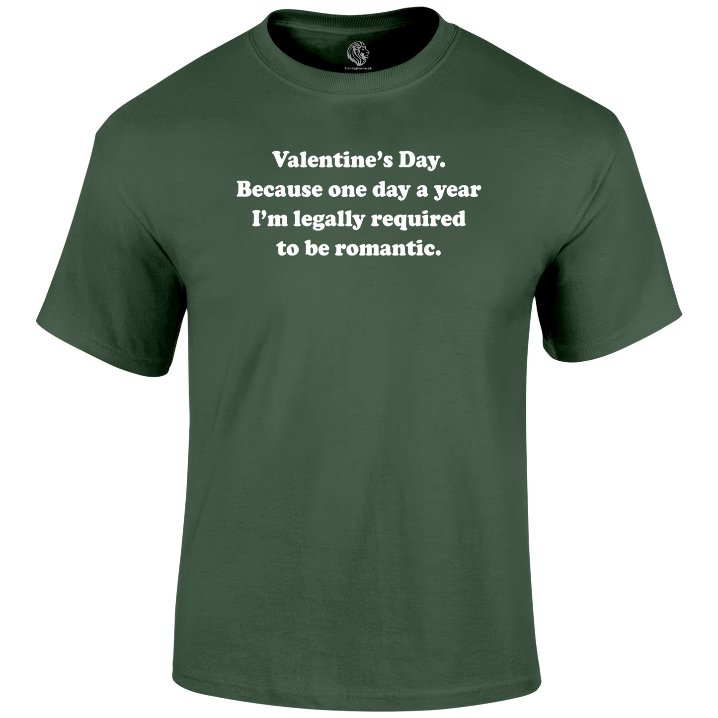 Legally Required Valentine T Shirt by Lion Legion