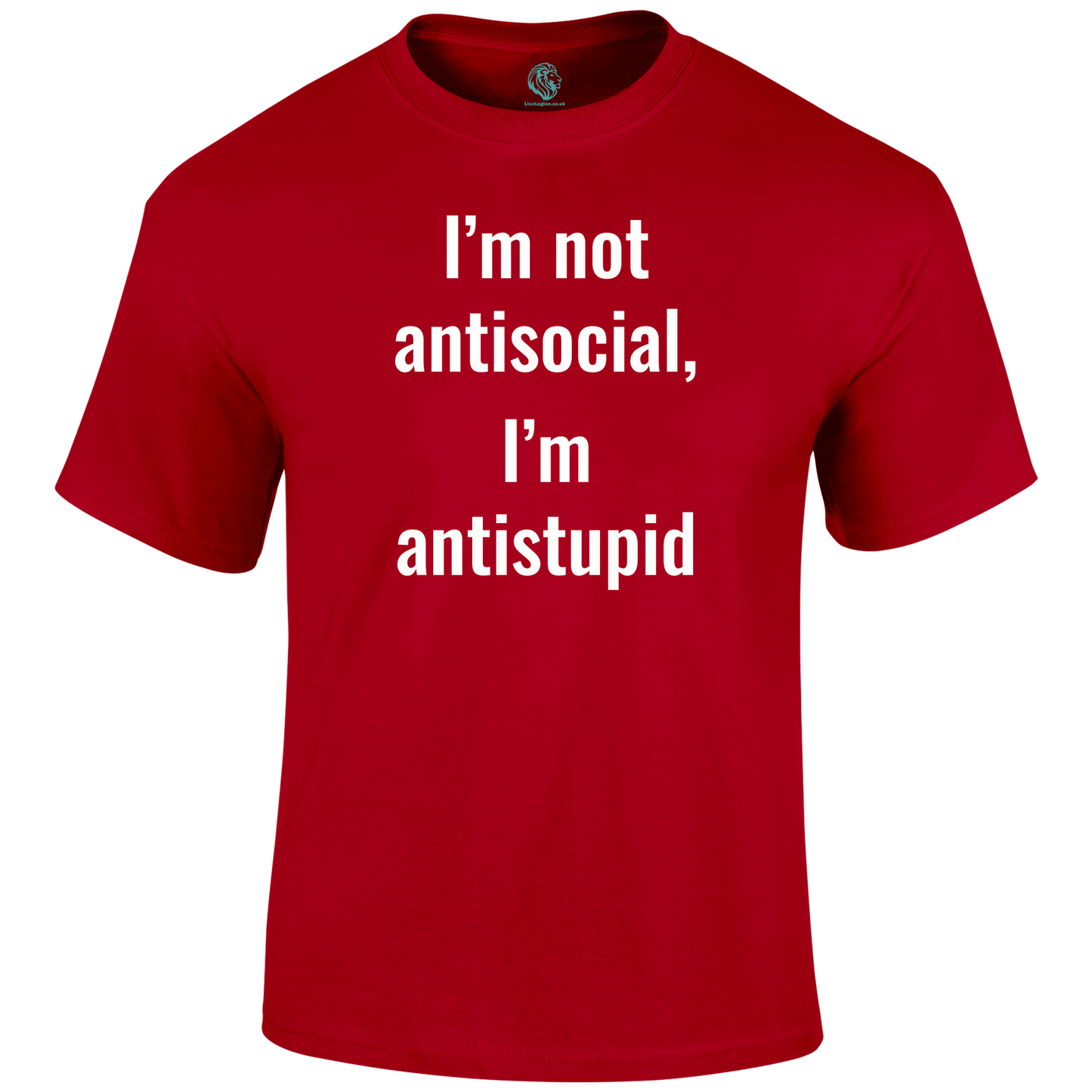 Not Antisocial T Shirt by Lion Legion