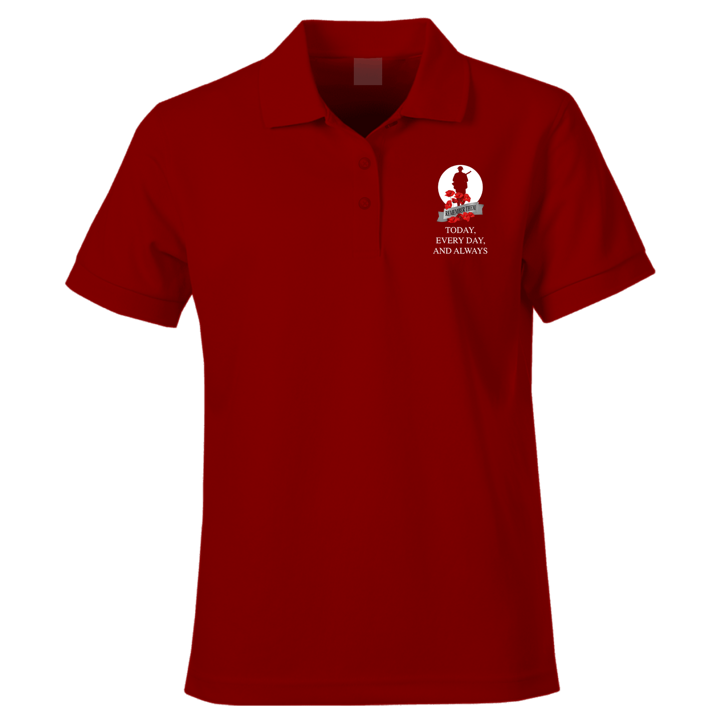 Always WW2 Remembrance Day Polo Shirt by Lion Legion