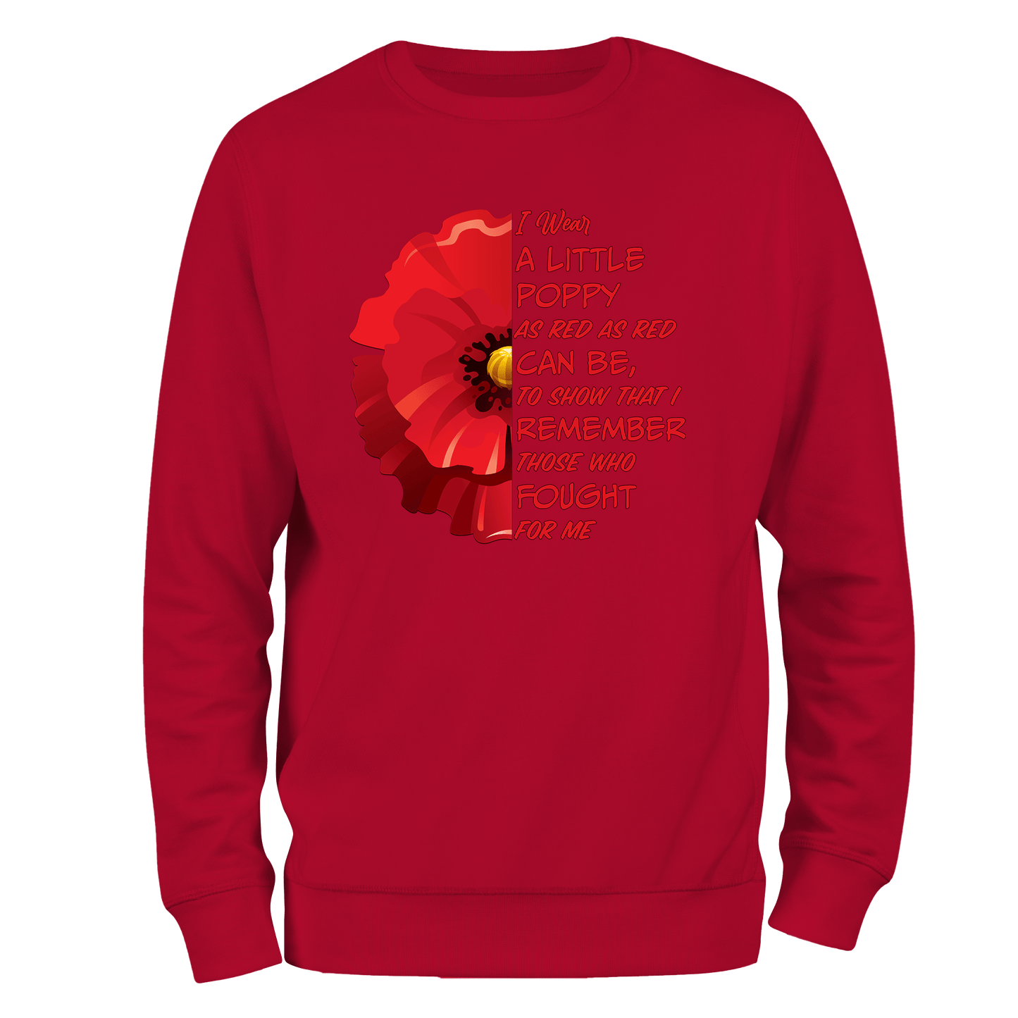 Little Poppy Remembrance Sweatshirt by Lion Legion