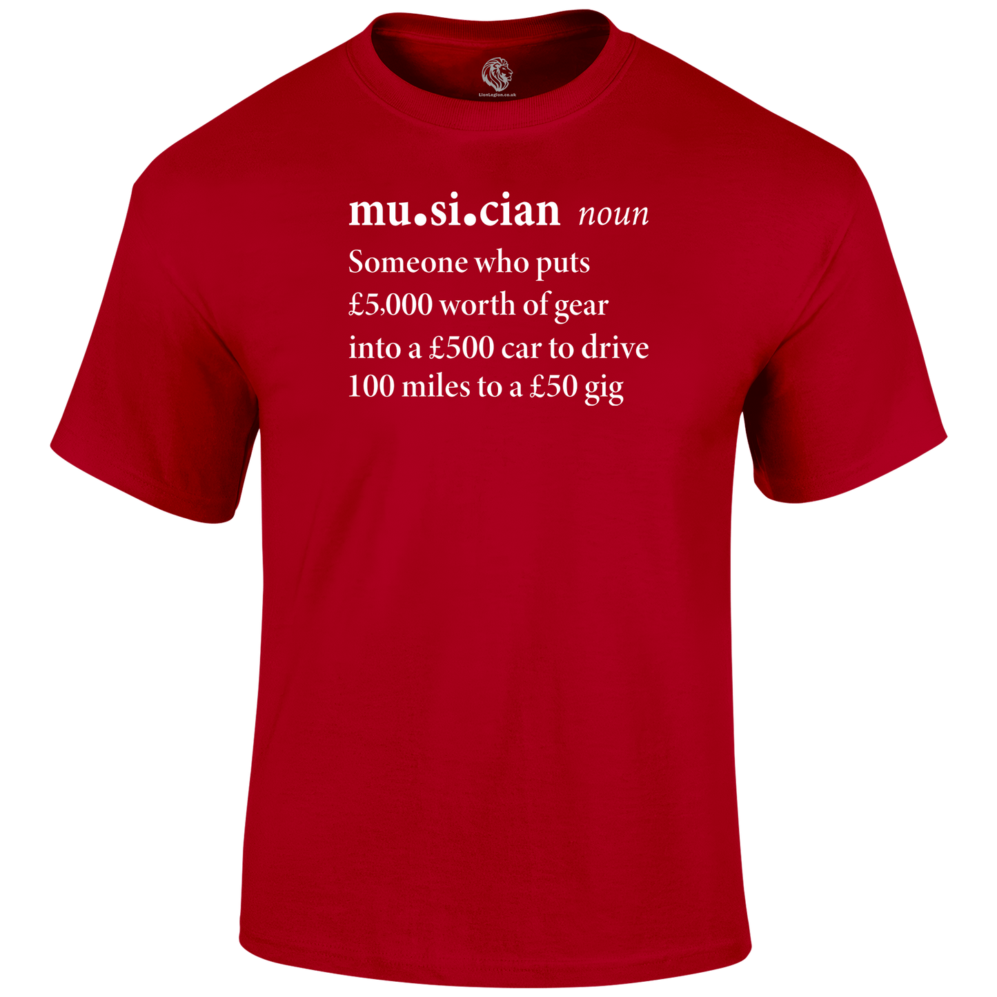 Musician T Shirt by Lion Legion