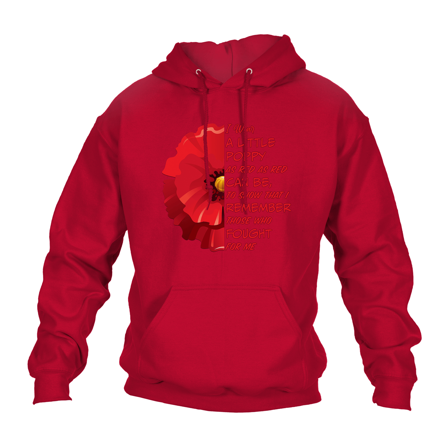 Little Poppy Remembrance Hoodie by Lion Legion