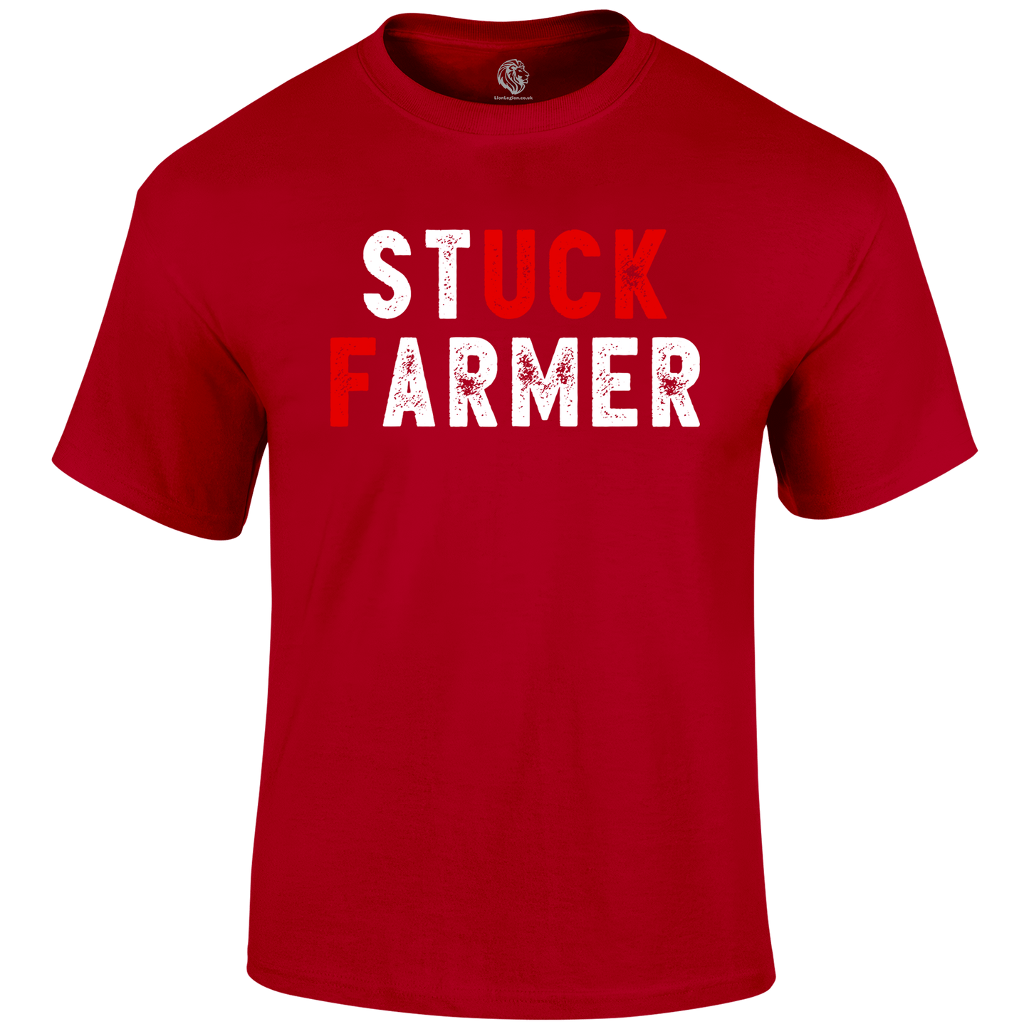 Stuck Farmer Shirt Funny T Shirt by Lion Legion