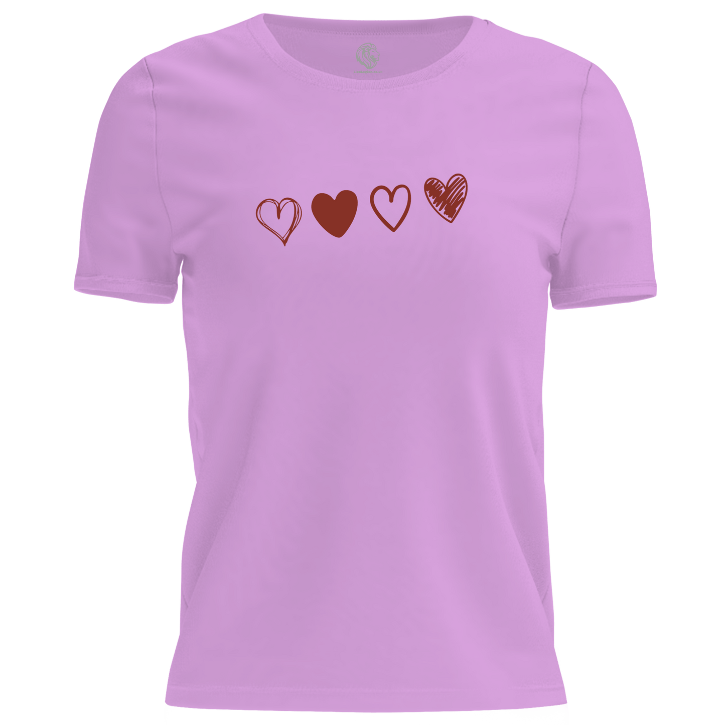 Valentine Hearts T Shirt by Lion Legion