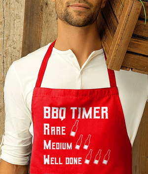 BBQ Timer Premier Cotton Apron