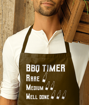BBQ Timer Premier Cotton Apron