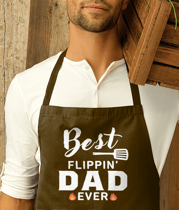Best Flippin Dad Premier Cotton Apron