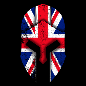 British Spartan Helmet T Shirt