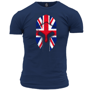 British Spartan Helmet T Shirt