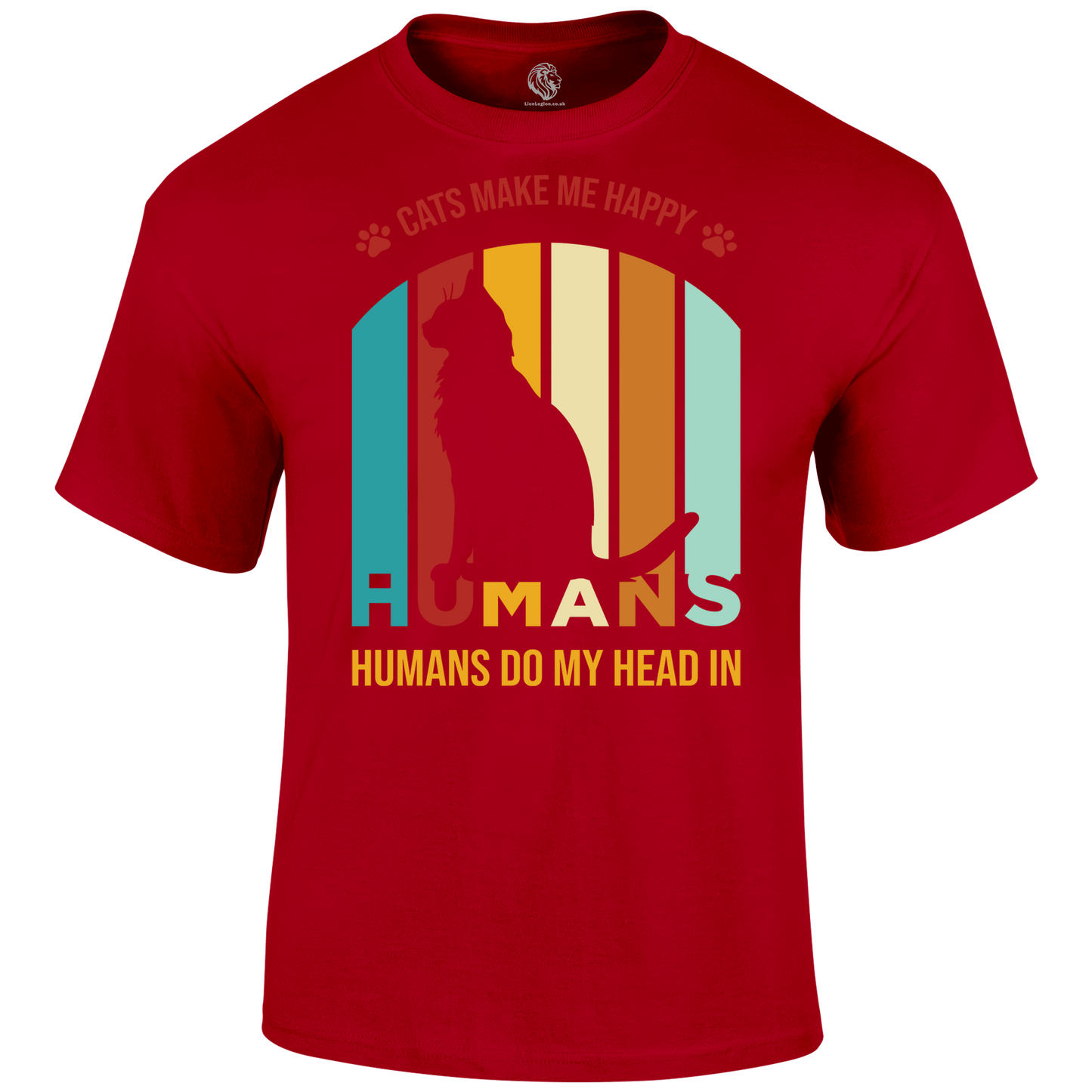 Funny Cat T Shirt Cat Happy Humans