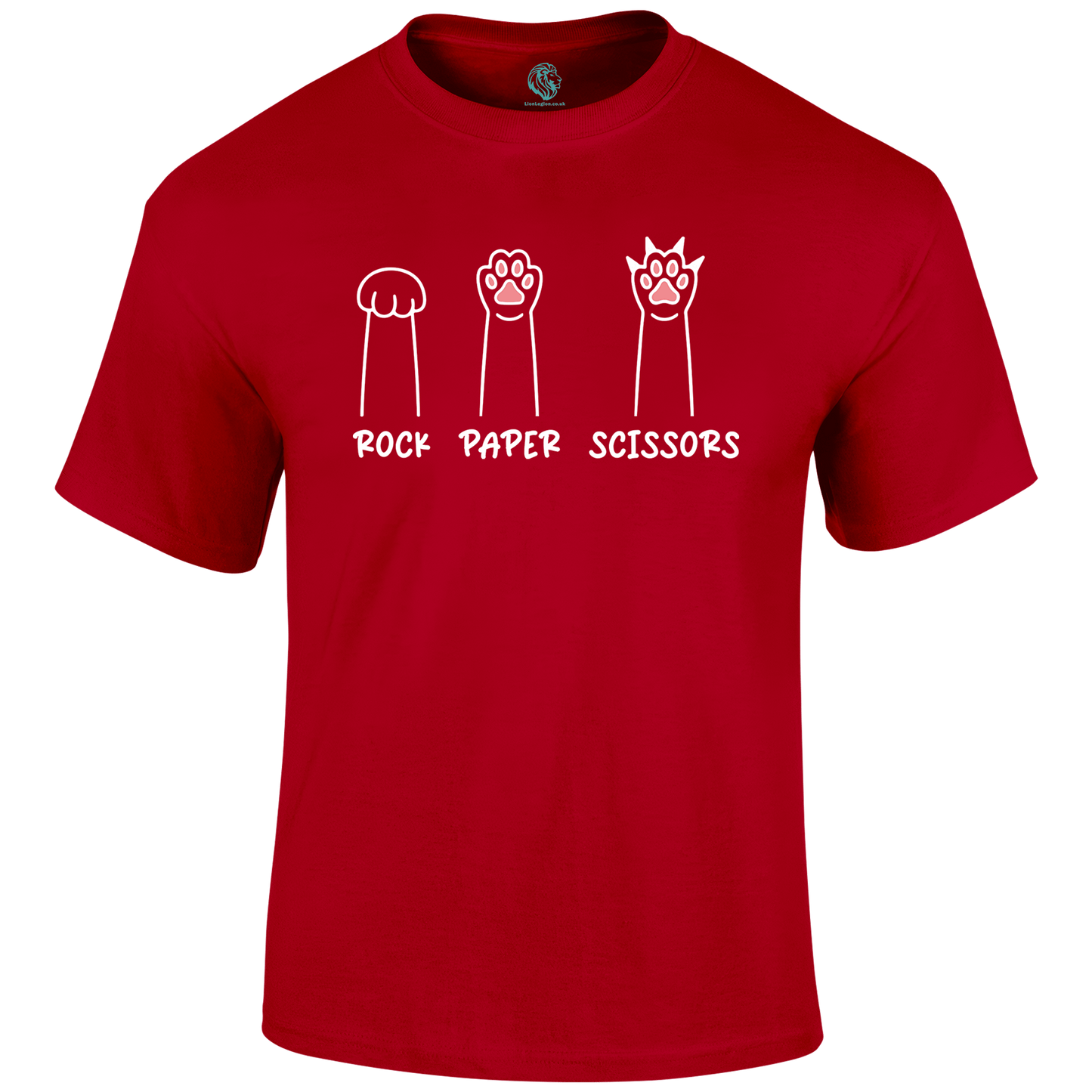 Cat Rock Paper Scissors T Shirt