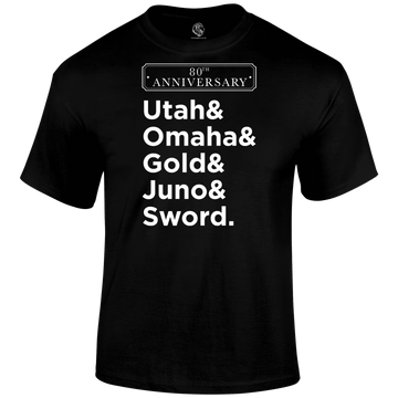 D Day Shirt Beaches 80 T Shirt