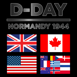 D Day Flags T Shirt