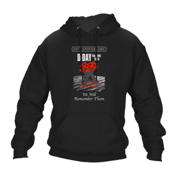 D Day Poppy Boots 80 Hoodie