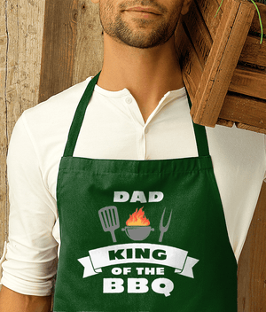 Funny Aprons Dad BBQ King