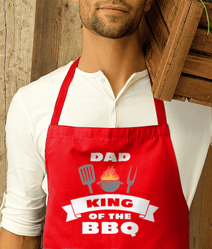 Funny Aprons Dad BBQ King