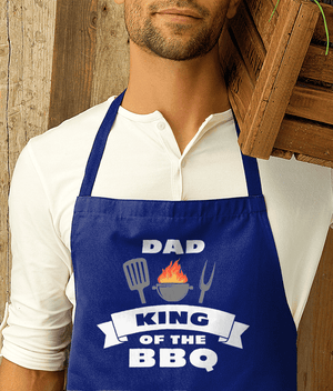 Funny Aprons Dad BBQ King