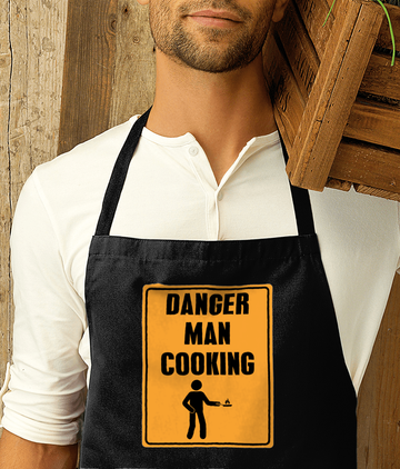 Danger Man Cooking Premier Cotton Apron