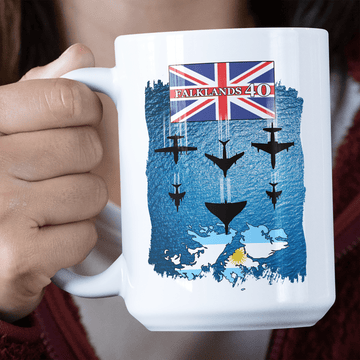 Falklands Aircraft Legends Jumbo Mug
