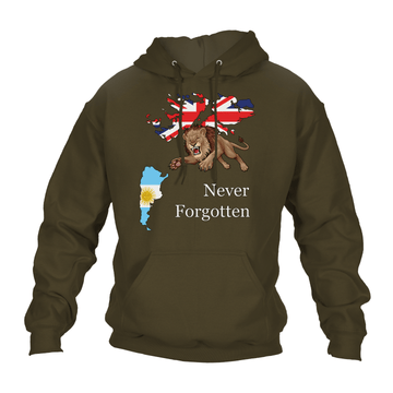Falklands Roaring Lion Hoodie