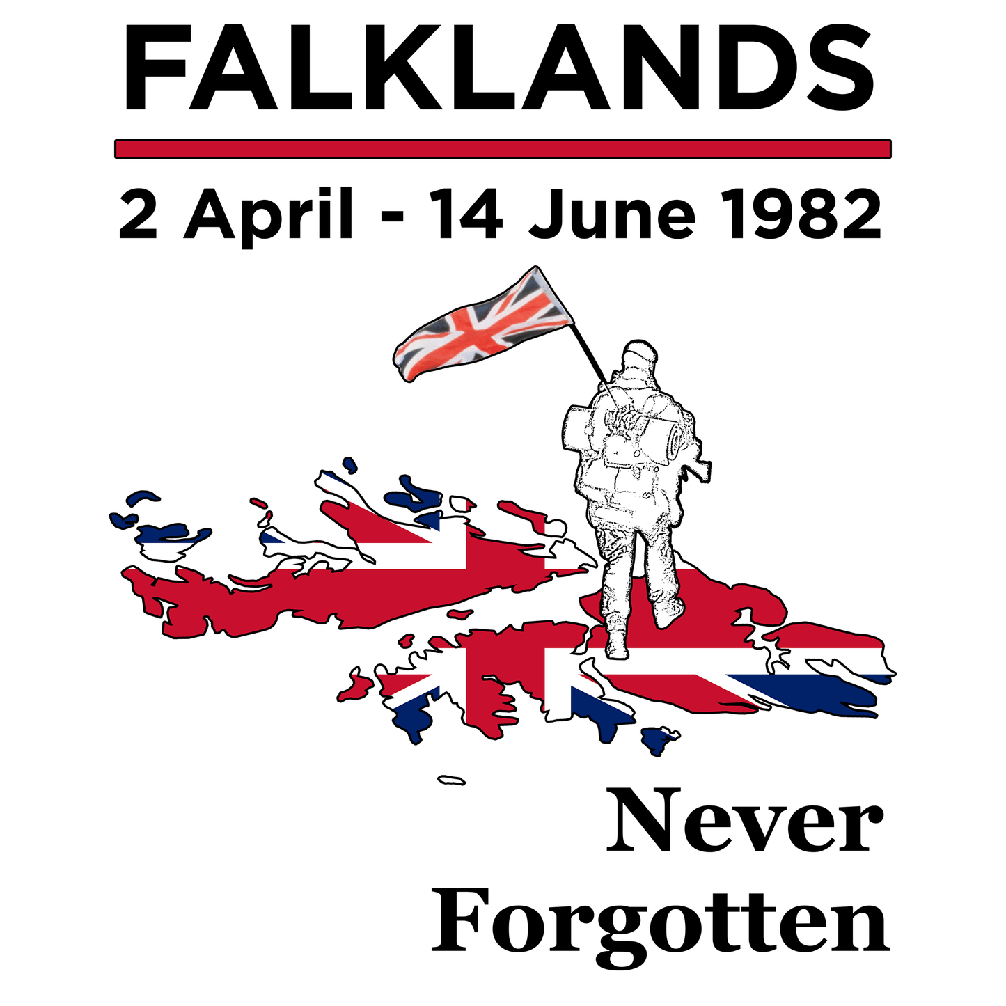 Falklands Yomp Jumbo Mug