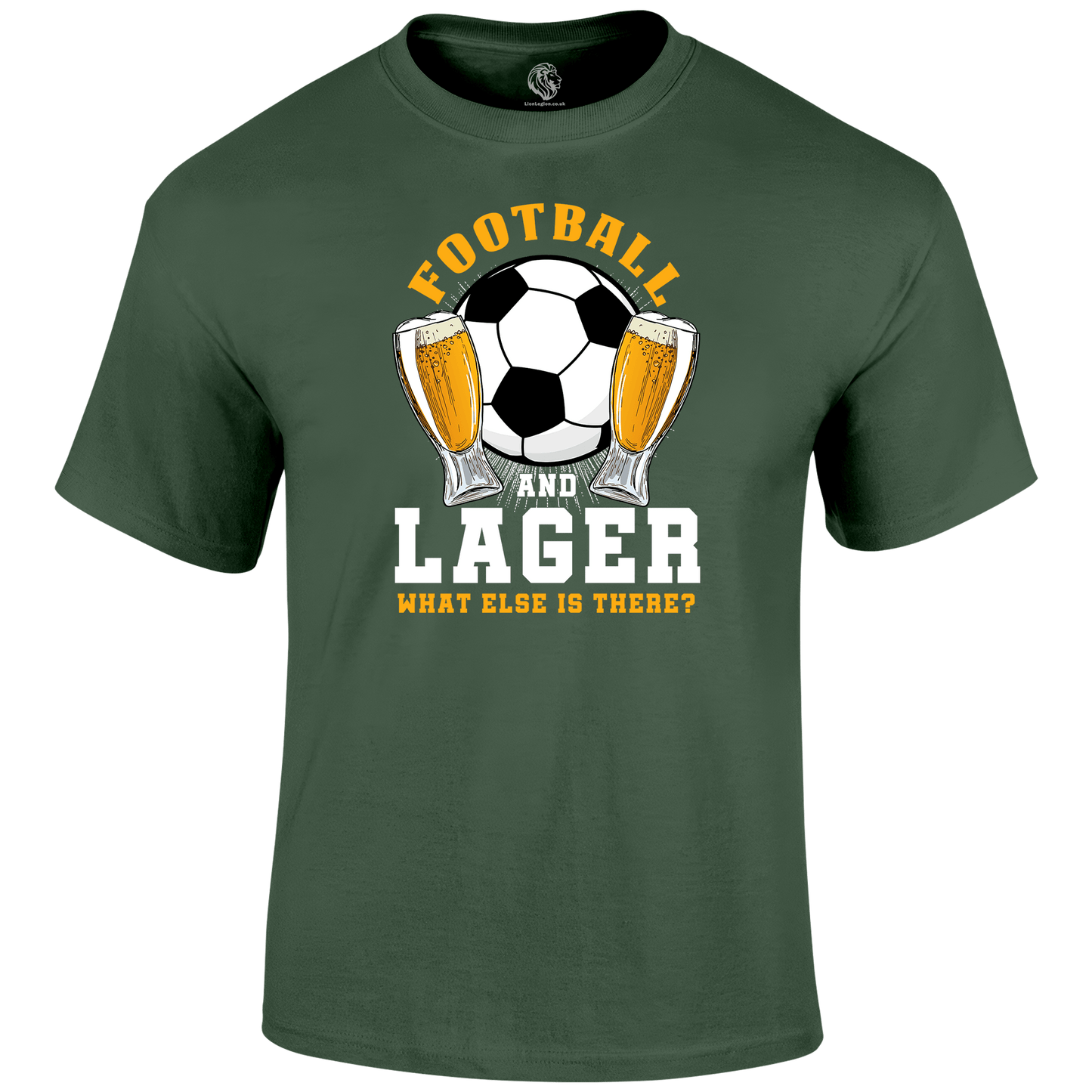 Football And Lager T Shirt