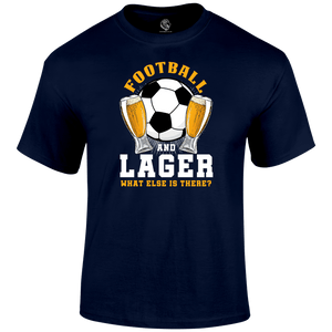 Football And Lager T Shirt