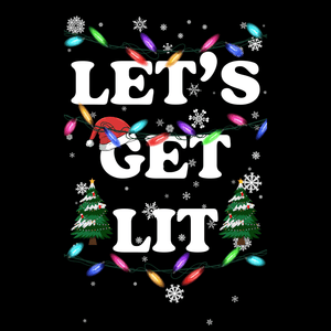 Funny Christmas Jumper Get Lit