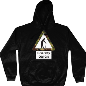 Veteran Hoodie Give Way Old Git