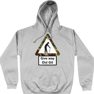 Veteran Hoodie Give Way Old Git