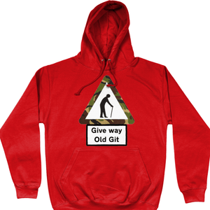 Veteran Hoodie Give Way Old Git