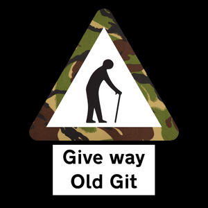 Veteran Hoodie Give Way Old Git