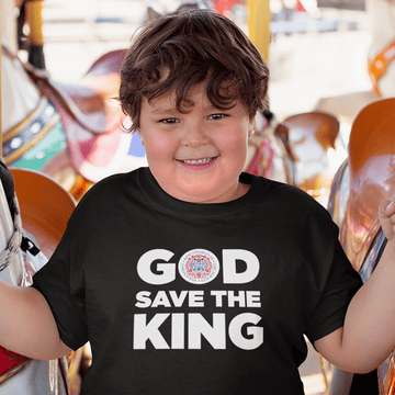 God Save The King Emblem Kids Shirt