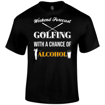 Funny Golf Shirts Golf Forecast T Shirt