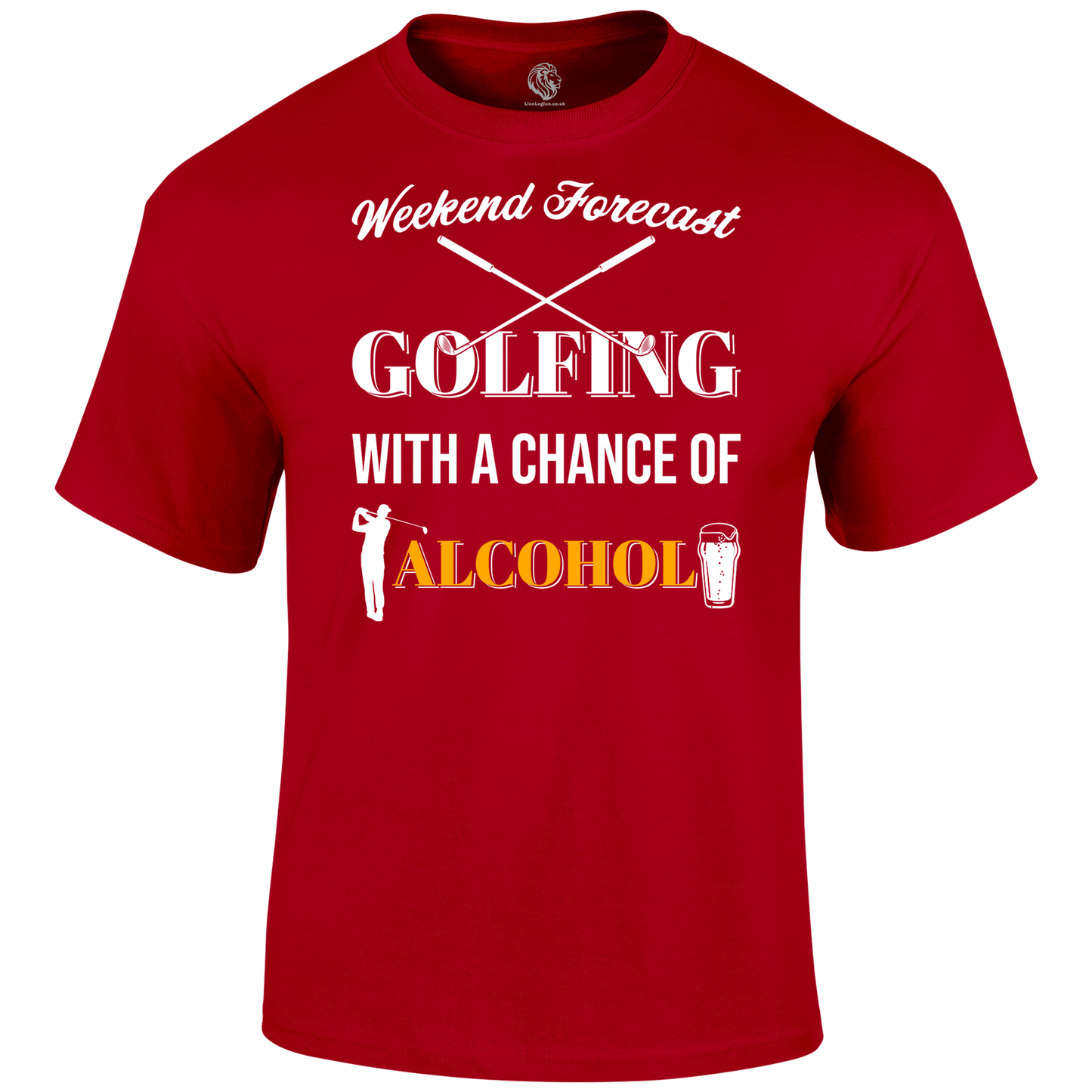 Funny Golf Shirts Golf Forecast T Shirt