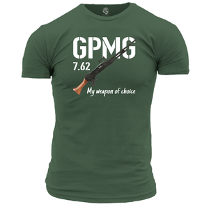 GPMG, My Weapon Of Choice T Shirt
