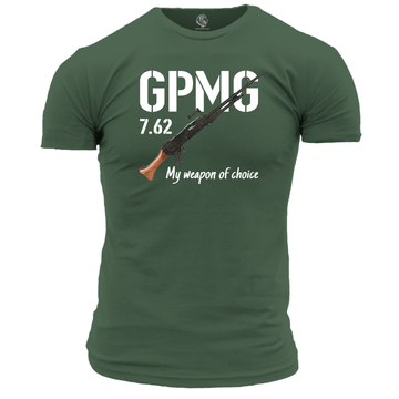GPMG, My Weapon Of Choice T Shirt