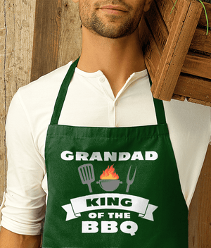 BBQ Apron Grandad BBQ King Premier Cotton Apron