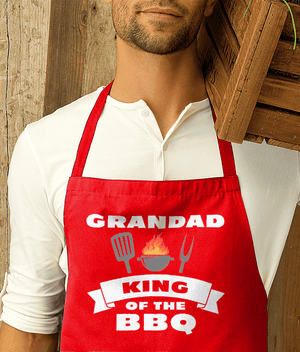 BBQ Apron Grandad BBQ King Premier Cotton Apron